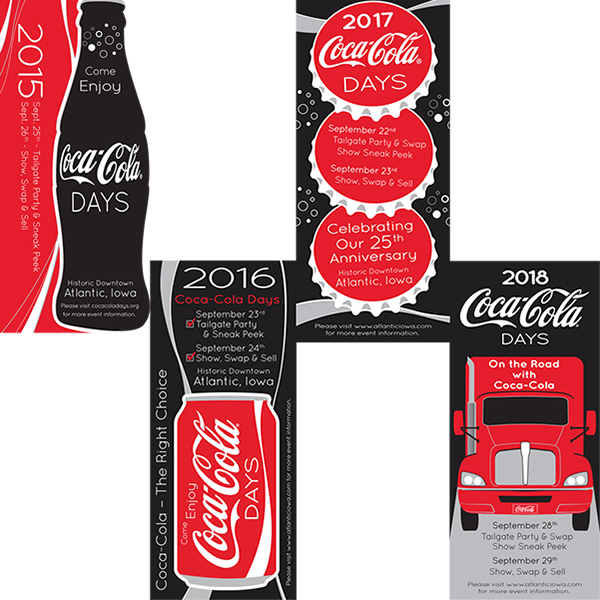 event-rackCard Rack Cards for Coca-Cola Days Event Iowa